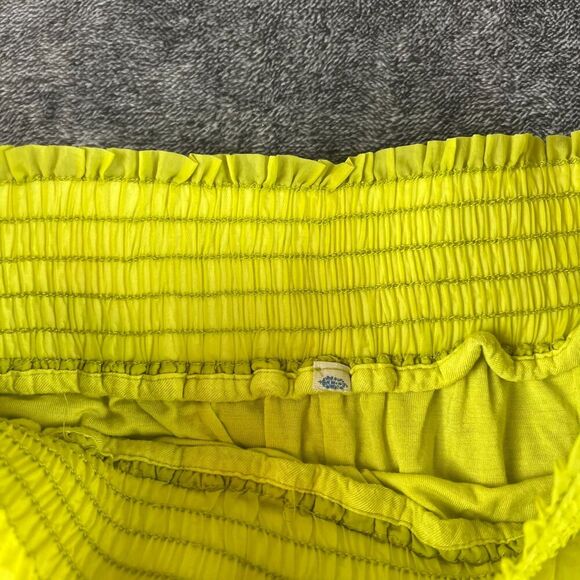 Free People Movement Parachute Balloon Lined Pants Pull On Neon Green S/M *Read - Picture 4 of 15